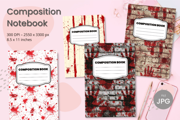 Download Composition Book Cover Teacher KDP - Premium Bundle