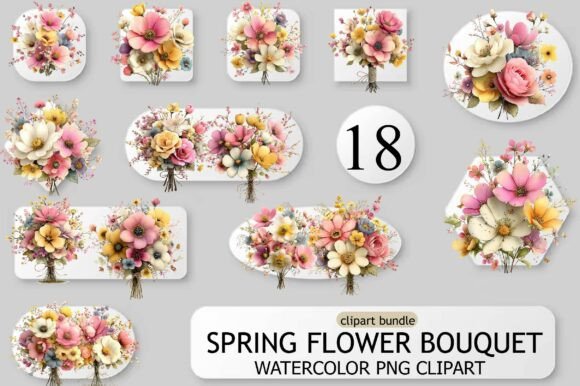Download Spring Flower Bouquet Clipart - Flower bouquet Collection
